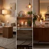 Relaxdays – zestaw 2 świeczników szklanych na świece Podgląd zdjęcia produktu 7