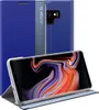 Galaxy Note 9 Case, Slim Flip Leather Case with Window and Voir les images du produit 1