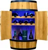 CREATIVE COOPER Drewniany stojak na wino z drzwiczkami z Podgląd zdjęcia produktu 1