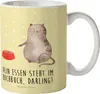 Mr. & Mrs. Panda Pott Katze Fressen - Gelb Pastell - Produktbild-Vorschau 1