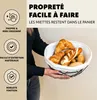 eluno Corbeille à fruits - corbeille à pain, en métal noir Voir les images du produit 4