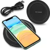 A smartphone is placed on a wireless charging pad, with a USB cable nearby. Produktbild-Vorschau