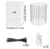 Metalen Boombeschermingsrooster Set van 6 Productafbeelding-voorbeeld 2