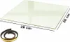 Kaminglas 28x26cm Ofenglas Backofen-Glas Hitzebeständiges Produktbild-Vorschau 2