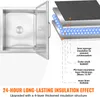 SucceBuy Insert Ice Box, 28" L x 16" W x 17" H, chłodziarka Podgląd zdjęcia produktu 3