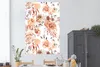 MuchoWow® Poster Rosen - Braun - Weiß 120x180 cm - Produktbild-Vorschau 2