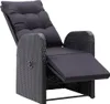 vidaXL 3-dielna súprava Bistro Set s vankúšmi Poly Rattan Náhľad obrázku produktu 5