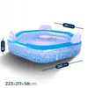 Garten aufblasbaren Pool 4 Sitze 223x58 cm Produktbild-Vorschau 3