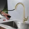 Rubinetto da Cucina Rea Ross Brush Gold Anteprima dell’immagine prodotto 2