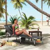 LZQ Sonnenliege klappbar, tragbar, Campingliege mit Produktbild-Vorschau 12