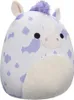 A plush toy horse with purple spots and a fluffy white belly. Anteprima dell’immagine prodotto
