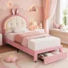 Polsterbett Kinderbett 90x200 cm mit Hasen-Design, Produktbild-Vorschau 8