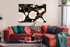 MuchoWow® Poster Rosen - Schwarz - Weiß - Muster 120x90 cm Produktbild-Vorschau 2