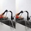 Küchenarmatur mit Ausziehauslauf 360°, schwarz, Produktbild-Vorschau 9