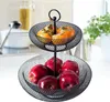 2 úrovně Moderní kreativní koš na ovoce kovový koš na ovoce Náhled obrázku produktu 12
