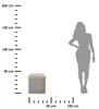 HowHomely | Puff met opbergruimte - Zitkussen - taupe - 38 Productafbeelding-voorbeeld 3