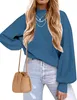Damen Strickpullover mit langen Ärmeln und Puffärmeln, Produktbild-Vorschau 2