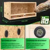 ITA Holz Terrarium 100х50х50 cm mit Seitenbelüftung & Produktbild-Vorschau 4