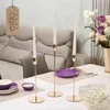 Bougeoir doré 34,5 cm – Bougeoir en métal – Décoration de Voir les images du produit 4
