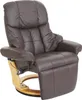 Nábytek MCA Relaxsessel Calgary 3 Braun; 90 cmx84-166 Náhled obrázku produktu 5