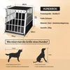 CADOCA® Hundetransportbox Aluminium Hundebox Kofferraum Produktbild-Vorschau 2