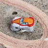 Blechspielzeug - Rennwagen - Space Invader - orange weiß - Produktbild-Vorschau 8
