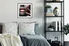 MuchoWow® MuchoWow® Gerahmtes Poster Lippen - Rot - Schwarz Produktbild-Vorschau 2