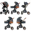 SDBABY Kombikinderwagen 3 in 1, Kunstleder, faltbar, Produktbild-Vorschau 2
