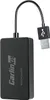 A black Carlinkit CCPA adapter with a USB cable and connector. Produktbild-Vorschau