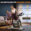 Heimtrainer Fahrrad für zu Hause – leises Fitnessbike mit Produktbild-Vorschau 4