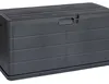 XL Auflagenbox Sitzbank 2 Personen Kunststoff  Anthrazit Produktbild-Vorschau 2