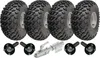 22x11.00-8 Twin Axle Utility ATV Quad Trailer Kit Kola a Náhled obrázku produktu 1