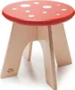 Tender Leaf Hocker Pilz Holz Kinderzimmer Rot Produktbild-Vorschau 1