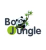 A cartoon panda is hanging on a tree branch with the text "Bo Jungle" next to it. Produktbild-Vorschau