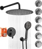 VEVOR Doucheset, regendouche systeem voor de badkamer. Productafbeelding-voorbeeld 1