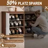 NAIZY, étagère à chaussures réglable, noire, lot de 10, Voir les images du produit 4
