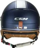 Casco Jet CGM 191V PIX VINTAGE Argento Satinato Blu Visiera Anteprima dell’immagine prodotto 2
