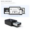 A collage of marketing images showing a Bluetooth adapter and various electronic devices. Produktbild-Vorschau