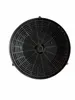 A black carbon filter is shown from a top-down view against a white background. Produktbild-Vorschau