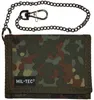 Portafoglio con catena di sicurezza, flecktarn Anteprima dell’immagine prodotto 2