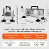 Diagrams and specifications of a commercial tomato slicer. Podgląd zdjęcia produktu