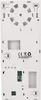 The back of a white analog door intercom system. Produktbild-Vorschau
