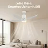 70W 5 Flügeln Deckenventilator mit Beleuchtung, LED Produktbild-Vorschau 7