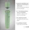 A green LED pendant lamp with its magnetic head detached, shown next to descriptive text. Anteprima dell’immagine prodotto