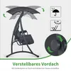 M MCombo 3-Sitzer Hollywoodschaukel mit Liegefunktion, 3 Produktbild-Vorschau 4