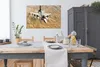 MuchoWow® Poster Ein grauer Kampfjet fliegt über den Produktbild-Vorschau 3