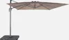 sweeek - Rechteckiger Ampelschirm 3x4 m - Taupe Produktbild-Vorschau 2