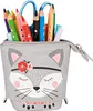 Herlitz Kitty, Weiches Federmäppchen, Polyester, Grau, Produktbild-Vorschau 2