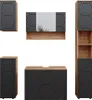 A set of bathroom furniture pieces arranged against a white background. Produktbild-Vorschau
