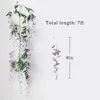 2pcs 7FT Künstliche Wisteria Vine Girlande Gefälschte Blume Produktbild-Vorschau 6